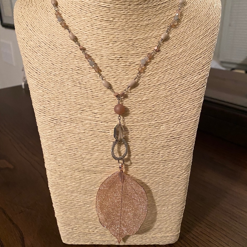 JJill Leaf necklace